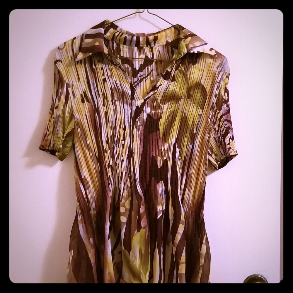 Animal Morph Print Top